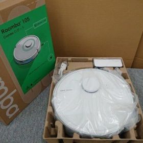 【未使用品】 アイロボット iRobot ルンバ105 コンボ 掃除機&床拭きロボット Y311260 ホワイト Roomba 105 Combo ロボット掃除機