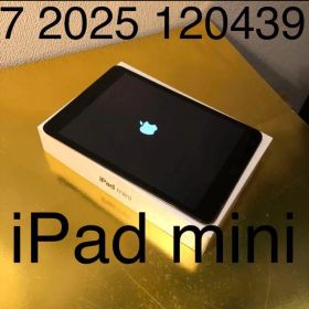 7 2025 120439 美品 iPad mini アイパッドミニ 黒ブラック