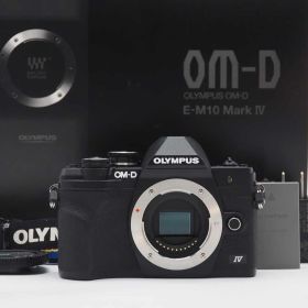 オリンパス Olympus OM-D E-M10 Mark IV 20.3MP Black 1276 Shots 元箱 [新品同様] #Z5900A