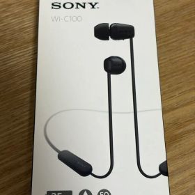 ソニー SONY ワイヤレスイヤホン WI-C100 ブラック