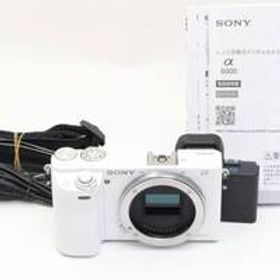 AA (極上美品) SONY ソニー α6000 ボディ ホワイト ショット数2238回 初期不良返品無料 2-122