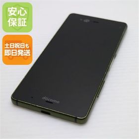安心保証 良品中古 F-01K arrows NX モスグリーン 本体 白ロム