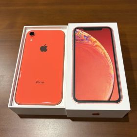 iPhone XR 65GB 付属品完備 SIMロックなし コーラル