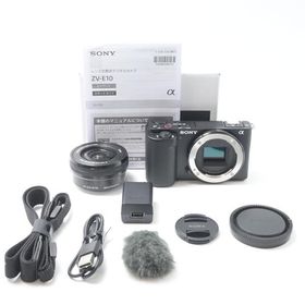 ソニー SONY VLOGCAM ZV-E10L-B パワーズームレンズキット ブラック
