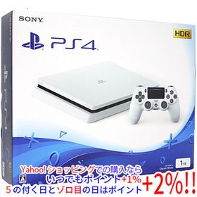 【中古】SONY プレイステーション4 1TB ホワイト CUH-2100BB02 コントローラー・ゴム足なし・本体いたみ 元箱あり