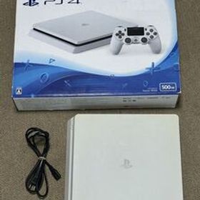 PlayStation 4 グレイシャー・ホワイト 500GB (CUH-2100AB02) 【メーカー生産終了】ジャンク