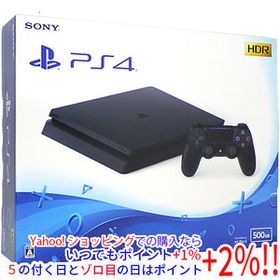 【中古】SONY プレイステーション4 500GB ブラック CUH-2100AB01 元箱あり