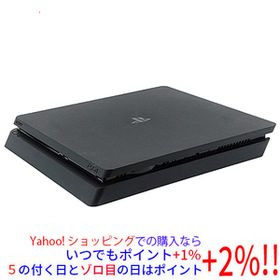 【中古】SONY プレイステーション4 1TB ブラック CUH-2000BB01 コントローラー・ゴム足なし