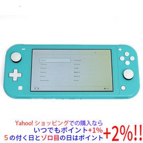 【中古】任天堂 Nintendo Switch Lite(ニンテンドースイッチ ライト) HDH-S-BAZAA ターコイズ 本体のみ 本体・液晶画面いたみ