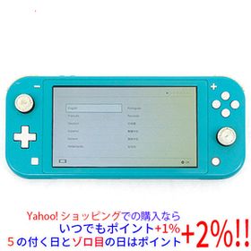【中古】任天堂 Nintendo Switch Lite(ニンテンドースイッチ ライト) HDH-S-BAZAA ターコイズ 本体のみ 本体・液晶画面いたみ