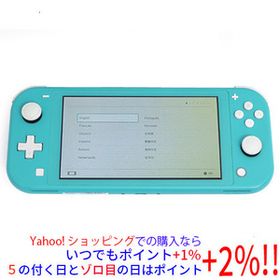 【中古】任天堂 Nintendo Switch Lite(ニンテンドースイッチ ライト) HDH-S-BAZAA ターコイズ 液晶画面いたみ