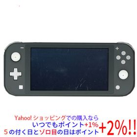 【中古】任天堂 Nintendo Switch Lite(ニンテンドースイッチ ライト) HDH-S-GAZAA グレー 本体のみ 液晶画面いたみ