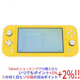 【中古】任天堂 Nintendo Switch Lite(ニンテンドースイッチ ライト) HDH-S-YAZAA イエロー 液晶画面いたみ