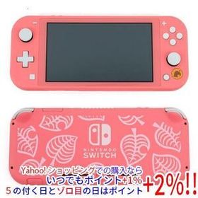 【中古】任天堂 Nintendo Switch Lite あつまれ どうぶつの森セット ～しずえアロハ柄～ HDH-S-PBZGB 本体のみ 本体いたみ