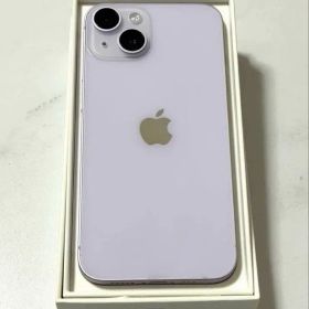 【美品】箱ありApple iPhone 14 パープル 128GB
