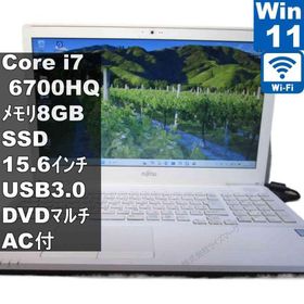 富士通 FMV LIFEBOOK AH50/X【SSD搭載】 Core i7 6700HQ 【Windows11 Home】 ／Wi-Fi／長期保証 [95658]