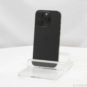 ソフマップ 〔中古品〕 iPhone15 Pro 256GB ブラックチタニウム MTUC3J／A SIMフリー【276】