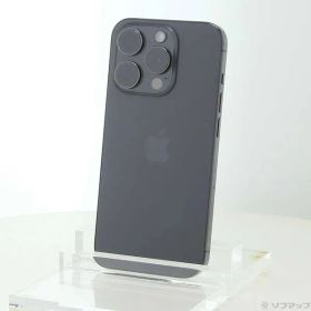 ソフマップ 〔中古品〕 iPhone15 Pro 256GB ブラックチタニウム MTUC3J／A SIMフリー【344】