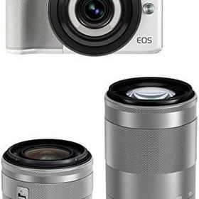 【中古】Canon ミラーレス一眼カメラ EOS M3(ホワイト)・クリエイティブマクロ トリプルレンズキット EOSM3WH-CMTLK当店保証30日間 人気モデル 高画質 売れ筋