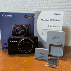 極美品 Canon PowerShot SX600 HS BK【元箱付属品完備】