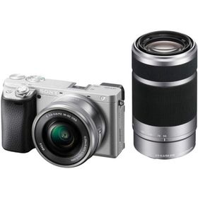【新品】SONY α6400 ILCE-6400Y ダブルズームレンズキット [シルバー]【即日発送、土、祝日発送】【送料無料】