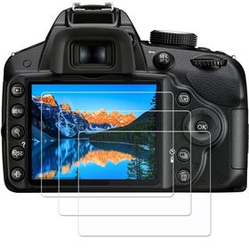 PCTC 0.3mm Optical 9H Tempered Glass Screen Protector Skin Film for DSLR Camera Nikon D3100 D3200 D3300 Anti-scratches Anti-Dust