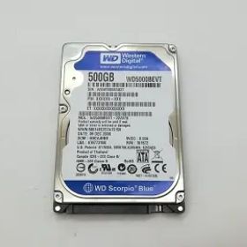 W.D. Blue WD5000BEVT 500GB/5400rpm/3GbpsSATA/9.5mm/8M