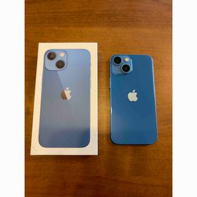 アイフォーン(iPhone)のiPhone13 mini 256GB ブルー（美品、使用品）(スマートフォン本体)