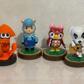 amiibo どうぶつの森 スプラトゥーン 4体セット アミーボ フィギュア
