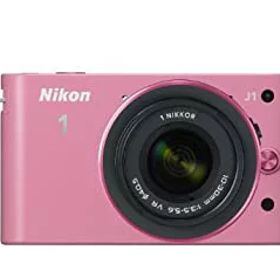 【中古】Nikon ミラーレス一眼カメラ Nikon 1 (ニコンワン) J1 (ジェイワン) 標準ズームレンズキット ピンク N1 J1HLK PK