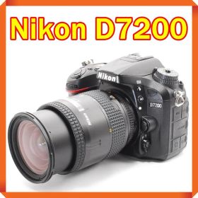 Nikon D7200 シングルレンズセット 一眼レフカメラ スマホ転送 126ｋ4290