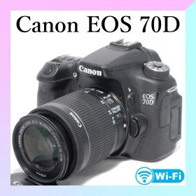 ✨Canon EOS 70D ✨高性能モデル✨高速AF＆手ぶれ補正✨一眼レフ