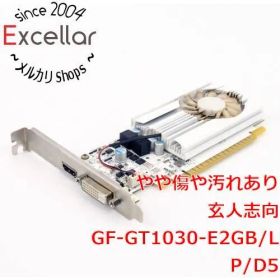 [bn:16] 玄人志向グラボ GF-GT1030-E2GB/LP/D5 PCIExp 2GB