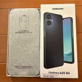 サムスン(SAMSUNG)のGalaxy A25 5Gブラック(スマートフォン本体)