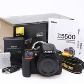 AA- (極上品) Nikon ニコン D5500 ボディ ブラック シャッター数 3,835枚 初期不良返品対応 22-222