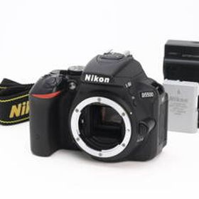 A+ (美品) Nikon ニコン D5500 ボディ ブラック シャッター回数378 初期不良返品対応 22-104