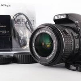 ia0809amy Nikon デジタル一眼レフカメラ D5500 18-55 VRII レンズキット ブラック 2416万画素 3.2型液晶 タッチパネル D5500LK18-55BK