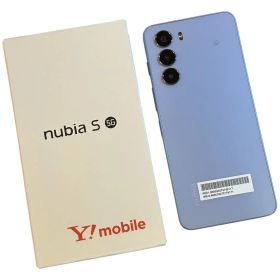 安心保証付き 中古品 Libero 5G IV 128GB ブルー A403ZT Android14 箱付き A44