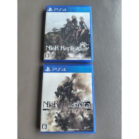 スクウェアエニックス(SQUARE ENIX)のPS4 ニーアオートマタ、ニーアレプリカント 2本セット(家庭用ゲームソフト)