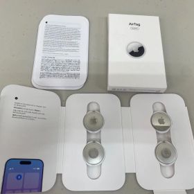 1E5-41839 Apple AirTag アップル エア タグ 未使用品3個+使用品1個 4個入り [ MX542ZP/A ]