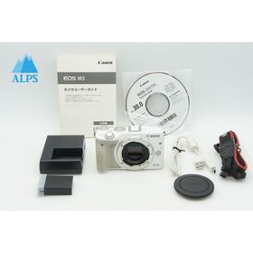 Canon キヤノン EOS M3 ボディ ミラーレス一眼カメラ ホワイト 260220g【アルプスカメラ】