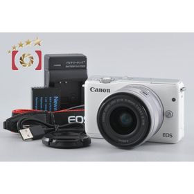 【中古】Canon キヤノン EOS M10 EF-M 15-45 IS STM レンズキット ホワイト