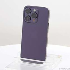 〔中古品〕 iPhone14 Pro 256GB ディープパープル MQ1E3J／A SIMフリー ［6.1インチ有機EL／Apple A16］〔中古品〕 iPhone14 Pro 256GB ディープパープル MQ1E3J／A SIMフリー ［6.1インチ有機EL／Apple A16］