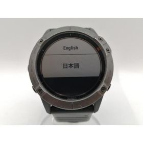 【中古】Garmin fenix 6X Pro Dual Power - Ti Black DLC 010-02157-53【津田沼】保証期間１ヶ月【ランクC】