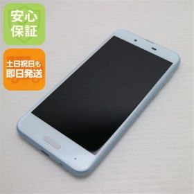 新品同様 UQmobile AQUOS sense ブルー スマホ 本体 白ロム 土日祝発送OK 09000