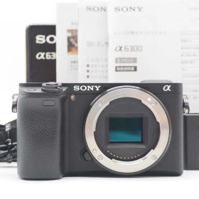 ソニー Sony a6300 ILCE-6300 24.2MP Camera Black 4879 Shots 元箱 [新品同様] #Z5914A