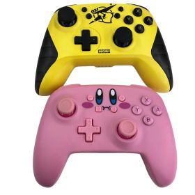 186000 現状品 Nintendo 任天堂 ニンテンドウ HORI , PowerA Nintendo Switch プロコントローラー 星のカーヴィ ピカチュウ ピンク イエロー 2点まとめ売り