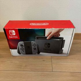 ニンテンドースイッチ(Nintendo Switch)の【美品】【付属品完備】Nintendo Switch 本体 グレー(家庭用ゲーム機本体)