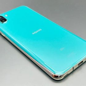 【中古】SHV42 AQUOS R2【美品 利用制限○】 SIMフリー アクアマリン au エーユー アクオス シャープ 099963-スマートホン スマートフォン スマホ 携帯電話 白ロム 本体 格安