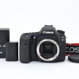 【返品保証】★新品級★ ショット数87回！ キヤノン Canon デジタル一眼レフカメラ EOS 80D ボディ #06260223